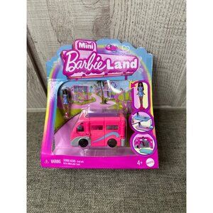 Mini Barbie Land Camper Van & Doll Playset By Mattel